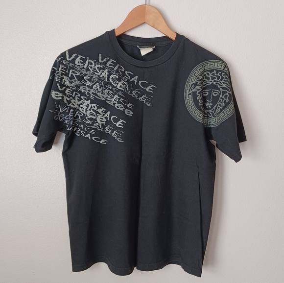 Versace Jeans Couture Black Unisex Tshirt Size Small - Picture 2 of 8